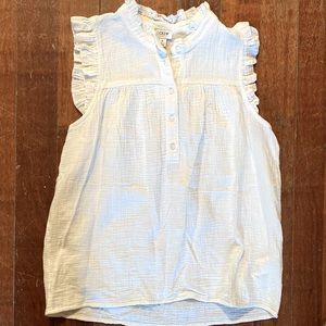 Beautiful Flowy J Crew Top NWT